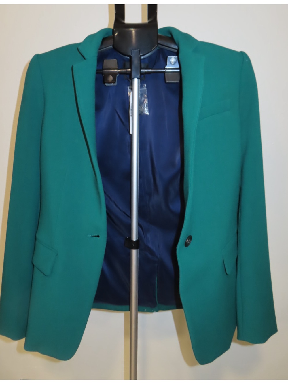 J Crew Teal Women's Tailored Single-Button Blazer